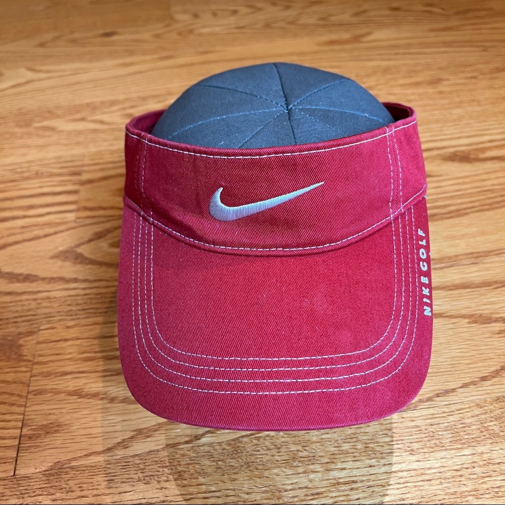 Nike Golf Burgundy Visor 100% Cotton OSFA